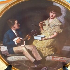Norman Rockwell plate
